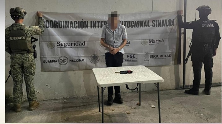 Detienen a hombre armado tras persecución y disparos en Mazatlán