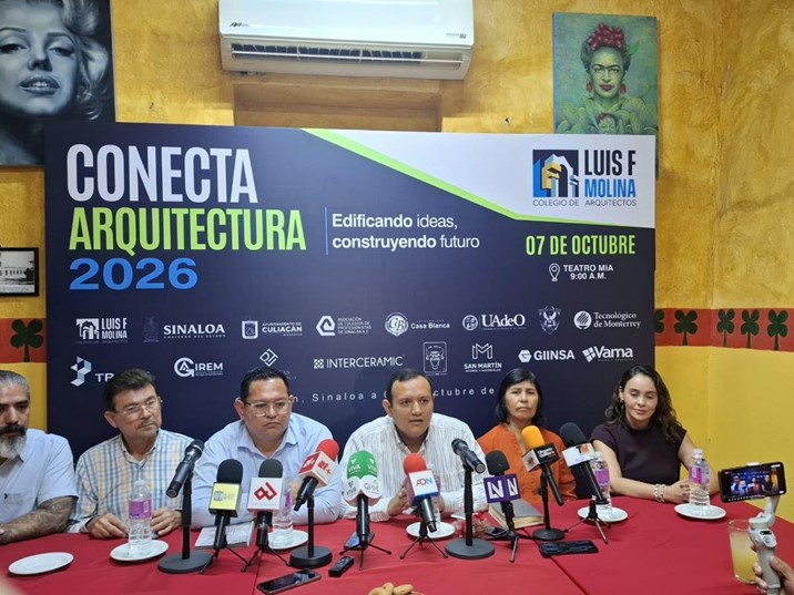 Culiacán será sede de "Conecta Arquitectura 2026; convocan a profesionales y estudiantes del gremio