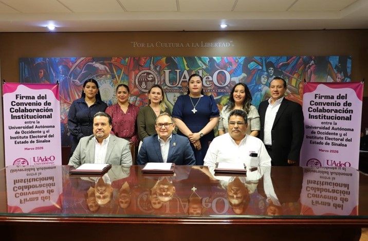 IEES y UAdeO firman convenio para fortalecer la cultura democrática