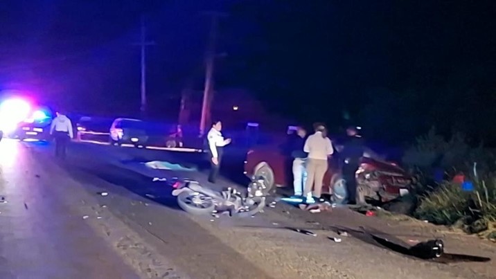 Adulto mayor muere en choque entre motocicleta y automóvil en Navolato