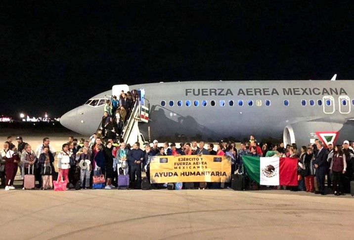  AMLO: 720 mexicanos han sido rescatados de Israel en aviones de la Fuerza Aérea