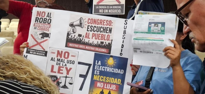 Legisladores buscan frenar afectaciones por altos cobros de electricidad