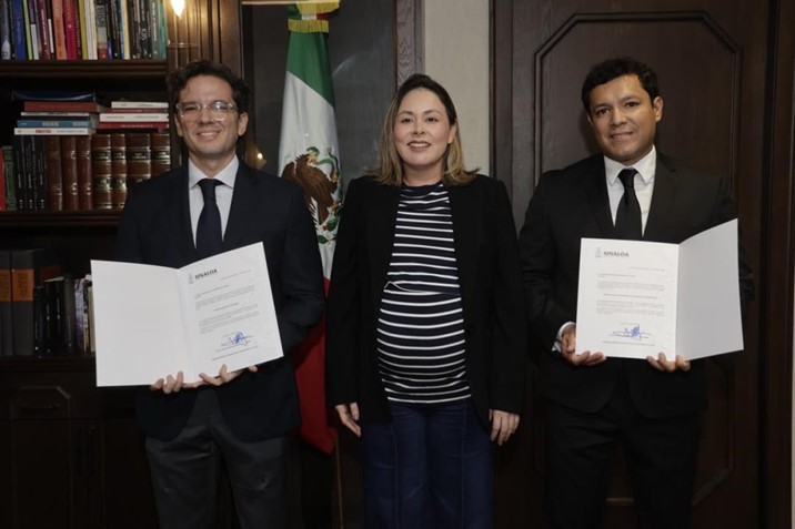 Yeraldine Bonilla nombra nuevos titulares de Economía y Sebides en Sinaloa