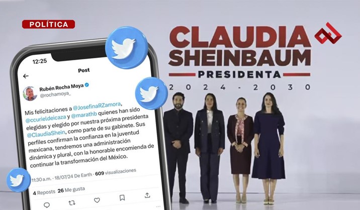 Felícita Rocha Moya a nuevos integrantes del gabinete de Claudia Sheinbaum 