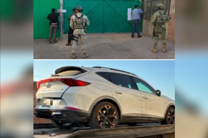  Aseguran un vehículo y municiones tras cateo en Culiacán