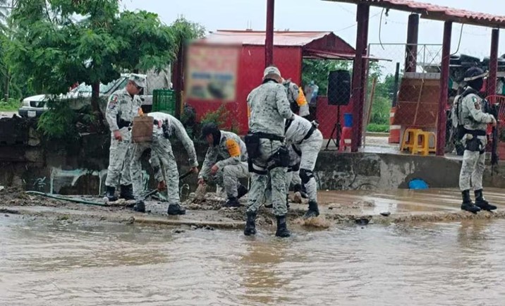 GN activa Plan DN-III-E en Guerrero por tormenta tropical "Dalila"; mantienen en alerta a 6 estados