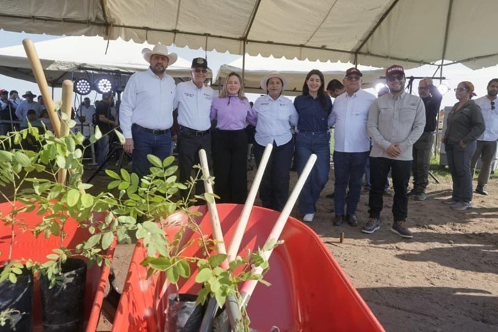 Yeraldine Bonilla arranca en Ahome jornada nacional de reforestación