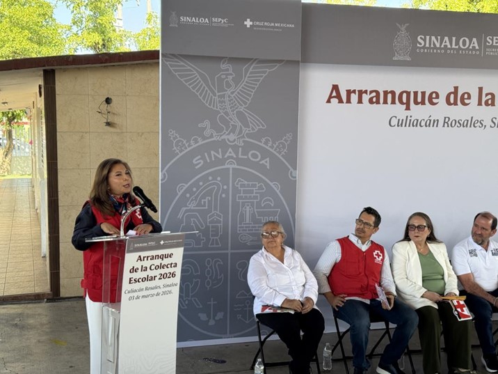 Inicia Colecta Escolar de Cruz Roja 2026; prevén más de 3 mdp en recaudación 