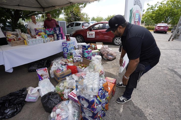 Sinaloa responde al desastre en Venezuela con ayuda humanitaria