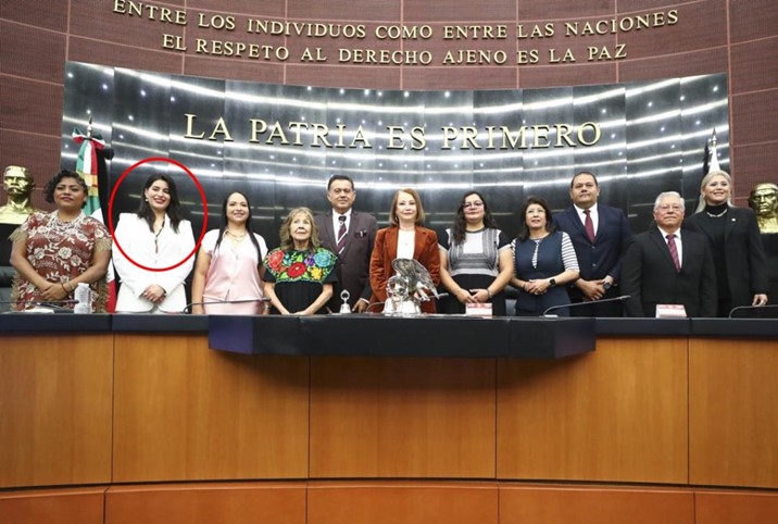 Rinde protesta Ana Francis Chiquete en el Senado de la República