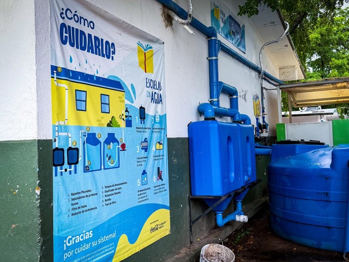 Instalan sistemas de captación de lluvia en 29 escuelas de Sinaloa
